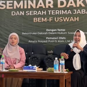 Rekonstruksi Dakwah di Era Digital, FUD UNKAFA Gelar Seminar Sekaligus Sertijab BEM